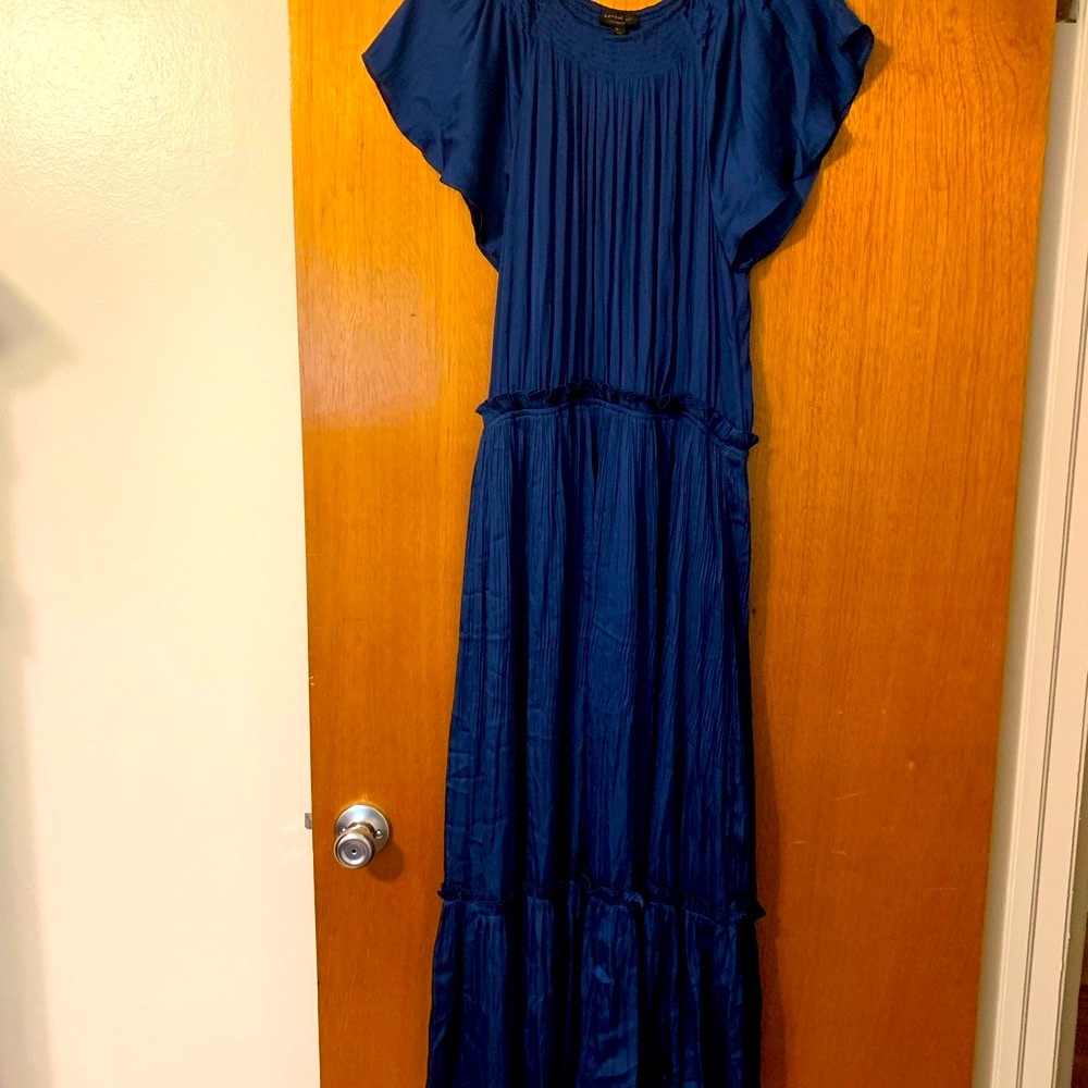 Current Air Navy Maxi dress size xl